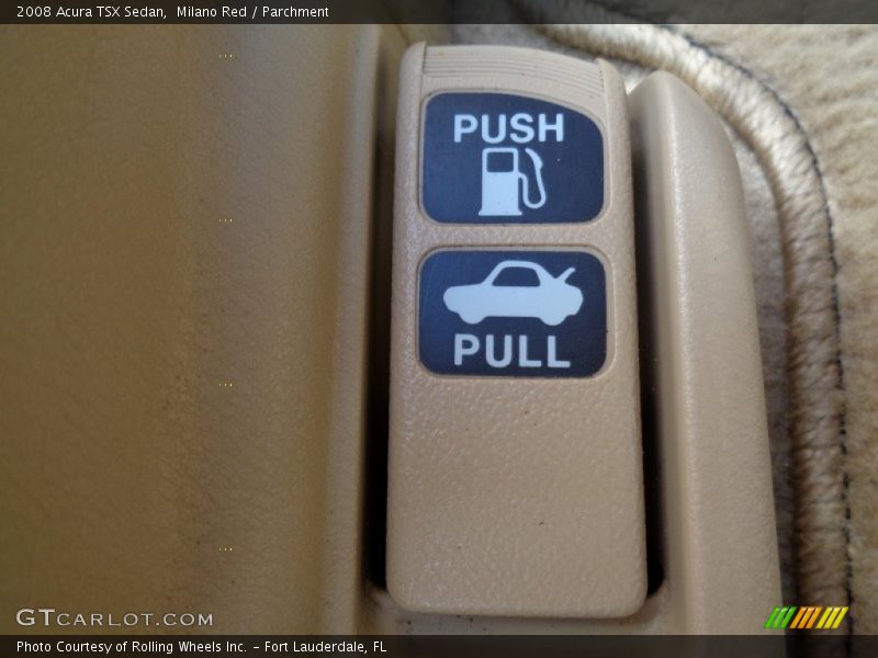 Milano Red / Parchment 2008 Acura TSX Sedan