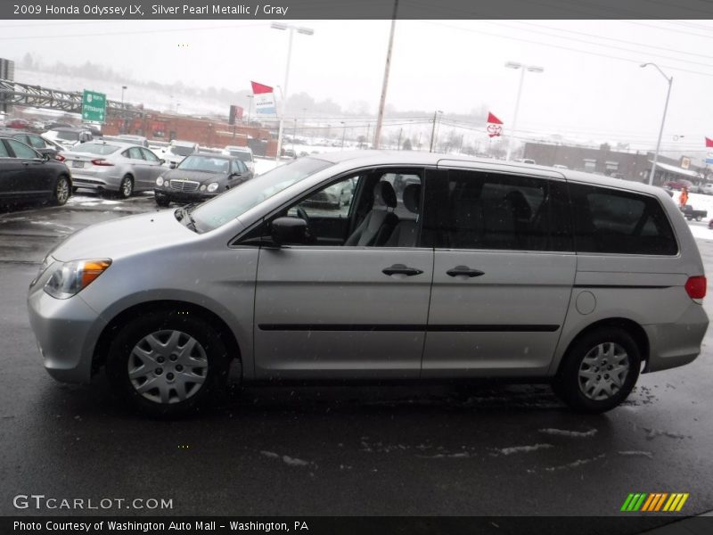 Silver Pearl Metallic / Gray 2009 Honda Odyssey LX