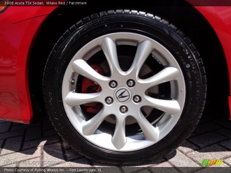 Milano Red / Parchment 2008 Acura TSX Sedan