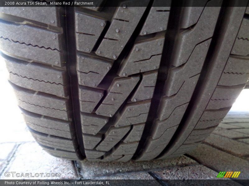Milano Red / Parchment 2008 Acura TSX Sedan