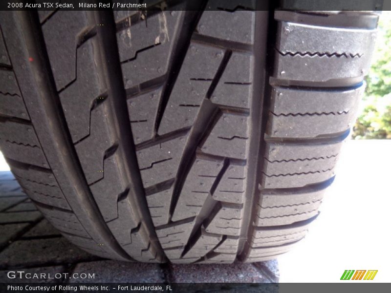 Milano Red / Parchment 2008 Acura TSX Sedan