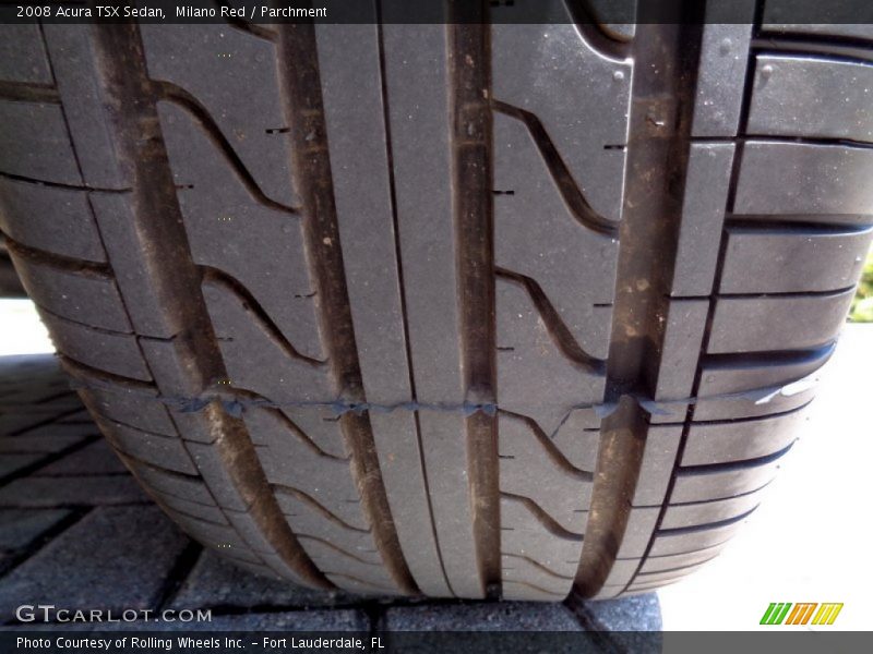 Milano Red / Parchment 2008 Acura TSX Sedan