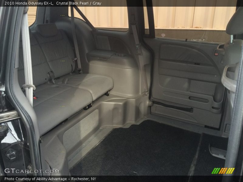 Crystal Black Pearl / Gray 2010 Honda Odyssey EX-L