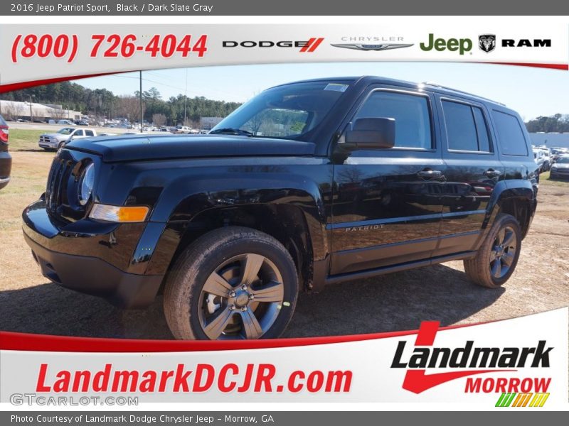 Black / Dark Slate Gray 2016 Jeep Patriot Sport