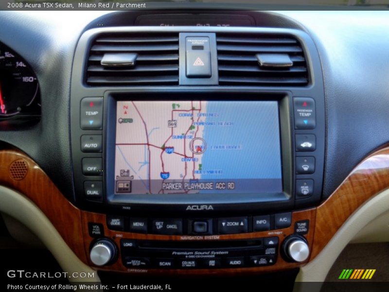 Navigation of 2008 TSX Sedan