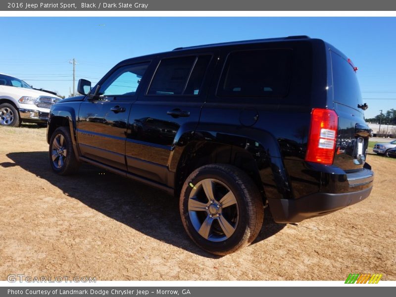 Black / Dark Slate Gray 2016 Jeep Patriot Sport