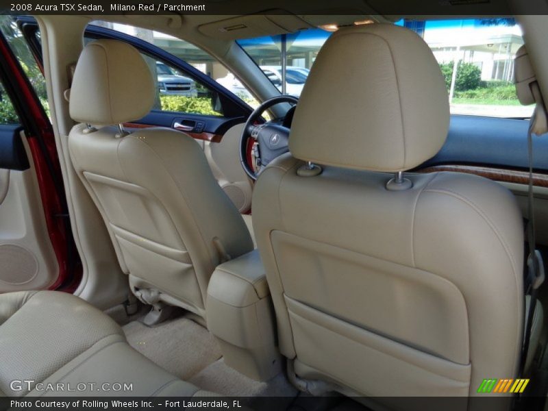 Milano Red / Parchment 2008 Acura TSX Sedan