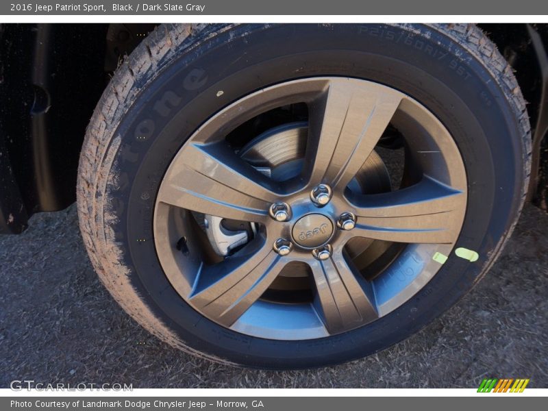 Black / Dark Slate Gray 2016 Jeep Patriot Sport