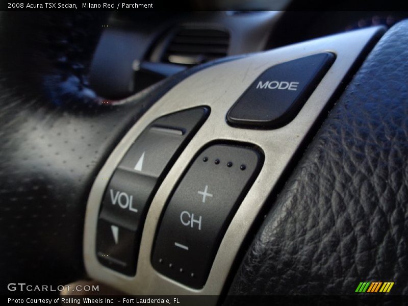 Milano Red / Parchment 2008 Acura TSX Sedan