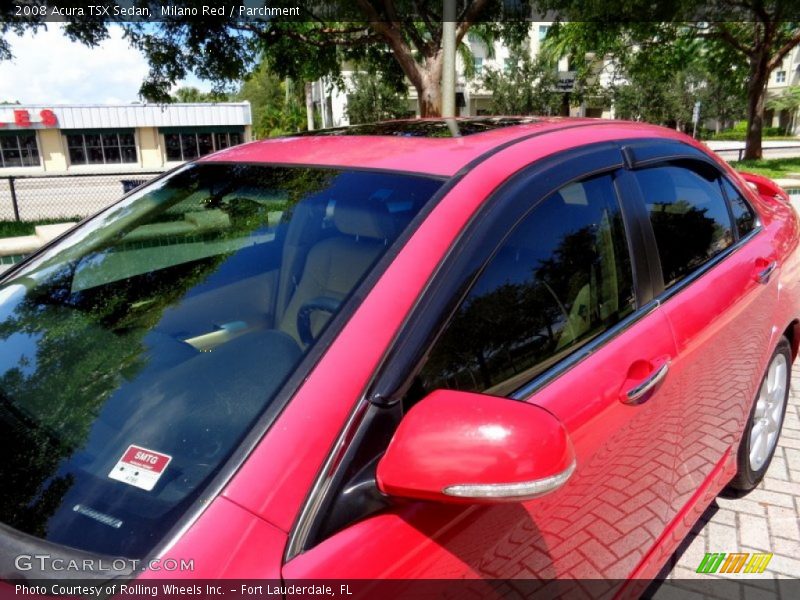 Milano Red / Parchment 2008 Acura TSX Sedan