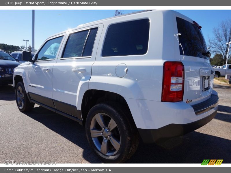 Bright White / Dark Slate Gray 2016 Jeep Patriot Sport