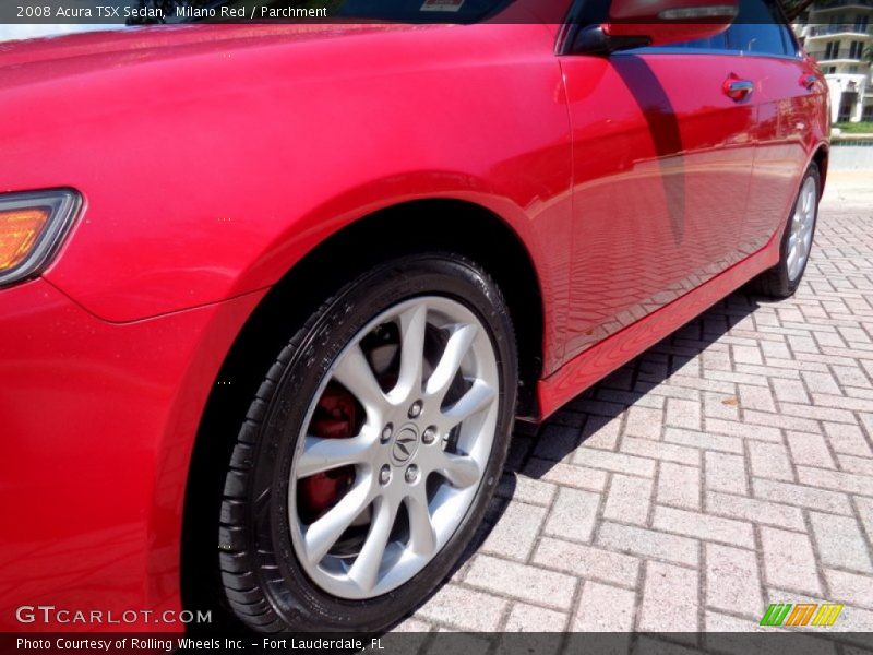 Milano Red / Parchment 2008 Acura TSX Sedan