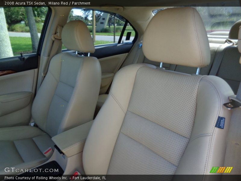 Milano Red / Parchment 2008 Acura TSX Sedan