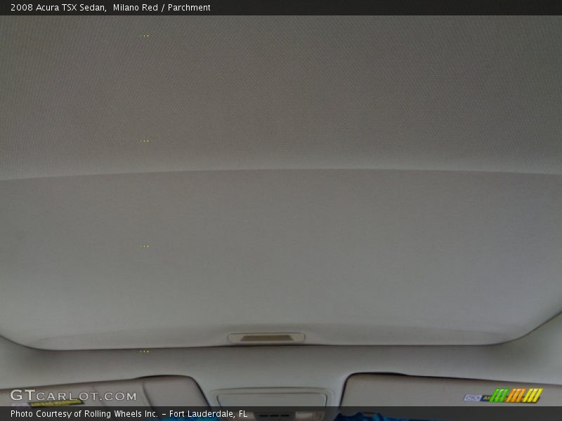 Milano Red / Parchment 2008 Acura TSX Sedan