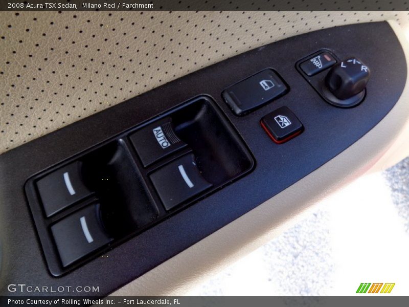 Milano Red / Parchment 2008 Acura TSX Sedan