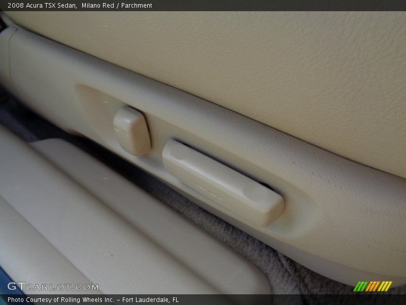 Milano Red / Parchment 2008 Acura TSX Sedan