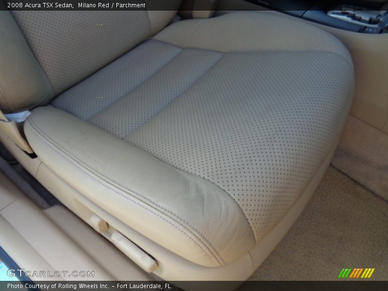 Milano Red / Parchment 2008 Acura TSX Sedan