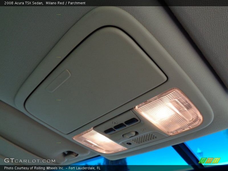 Milano Red / Parchment 2008 Acura TSX Sedan