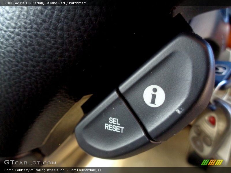 Milano Red / Parchment 2008 Acura TSX Sedan