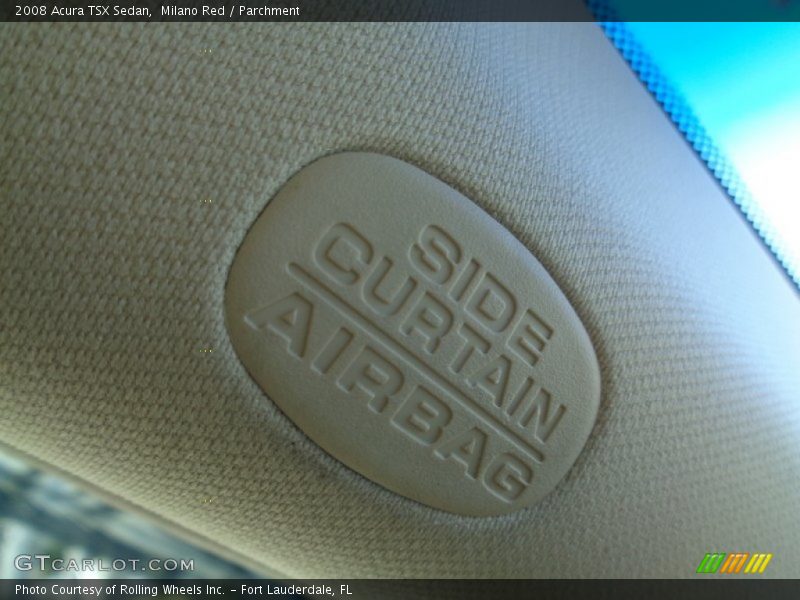 Milano Red / Parchment 2008 Acura TSX Sedan