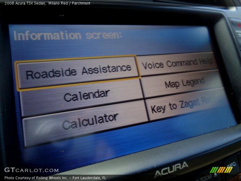 Milano Red / Parchment 2008 Acura TSX Sedan
