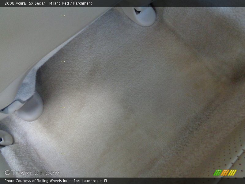 Milano Red / Parchment 2008 Acura TSX Sedan