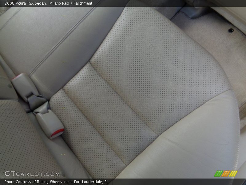 Milano Red / Parchment 2008 Acura TSX Sedan