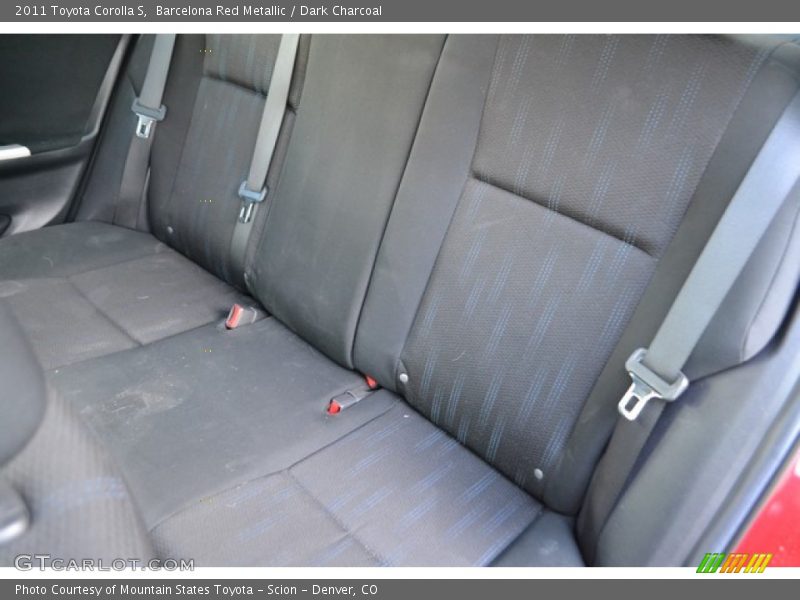Barcelona Red Metallic / Dark Charcoal 2011 Toyota Corolla S