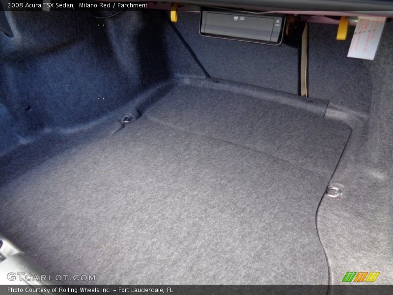 Milano Red / Parchment 2008 Acura TSX Sedan