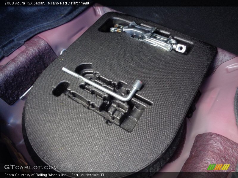 Milano Red / Parchment 2008 Acura TSX Sedan