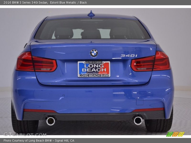 Estoril Blue Metallic / Black 2016 BMW 3 Series 340i Sedan
