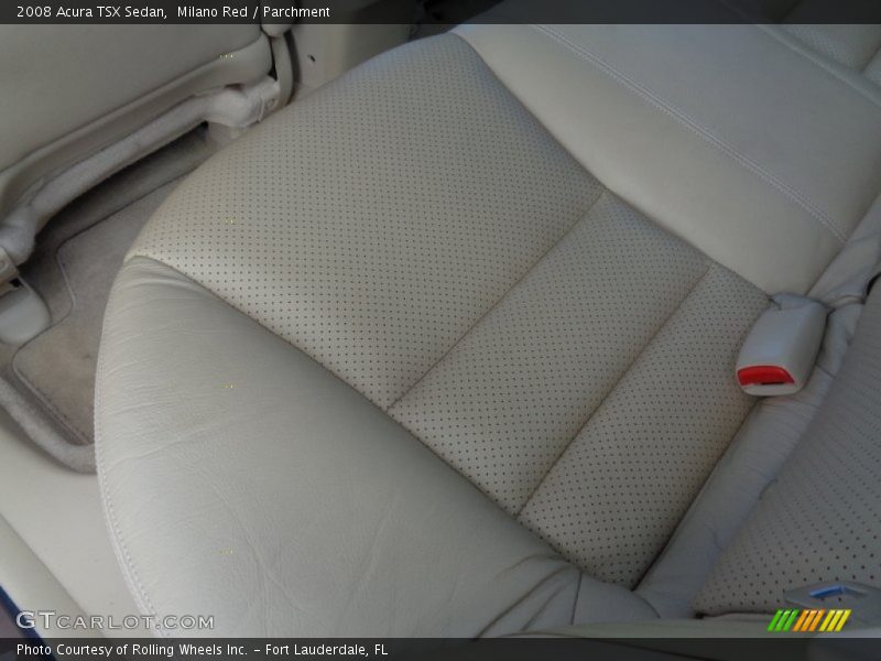 Milano Red / Parchment 2008 Acura TSX Sedan