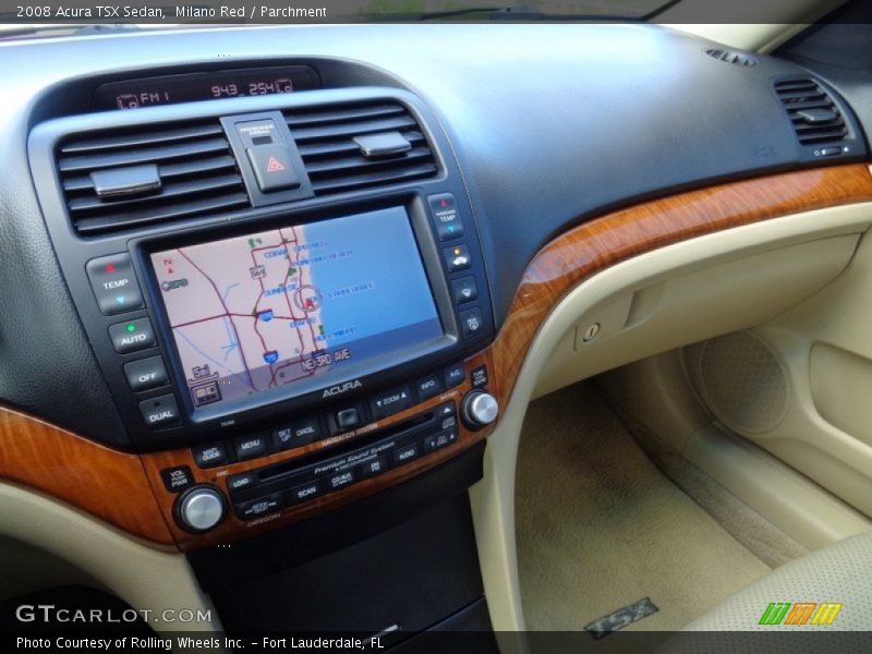 Milano Red / Parchment 2008 Acura TSX Sedan