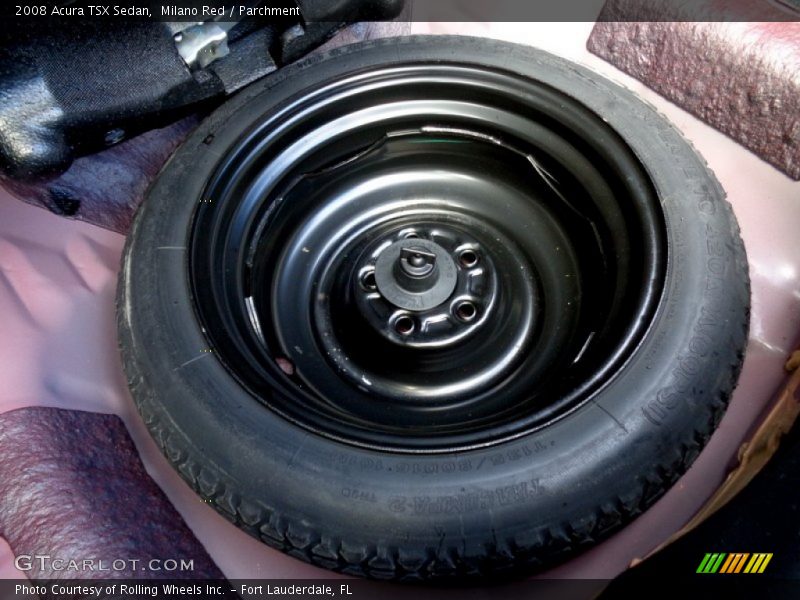 Milano Red / Parchment 2008 Acura TSX Sedan
