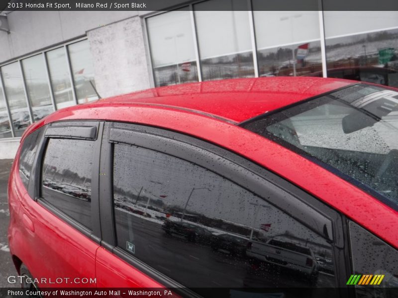 Milano Red / Sport Black 2013 Honda Fit Sport