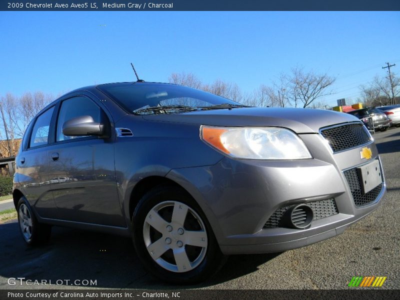 Medium Gray / Charcoal 2009 Chevrolet Aveo Aveo5 LS