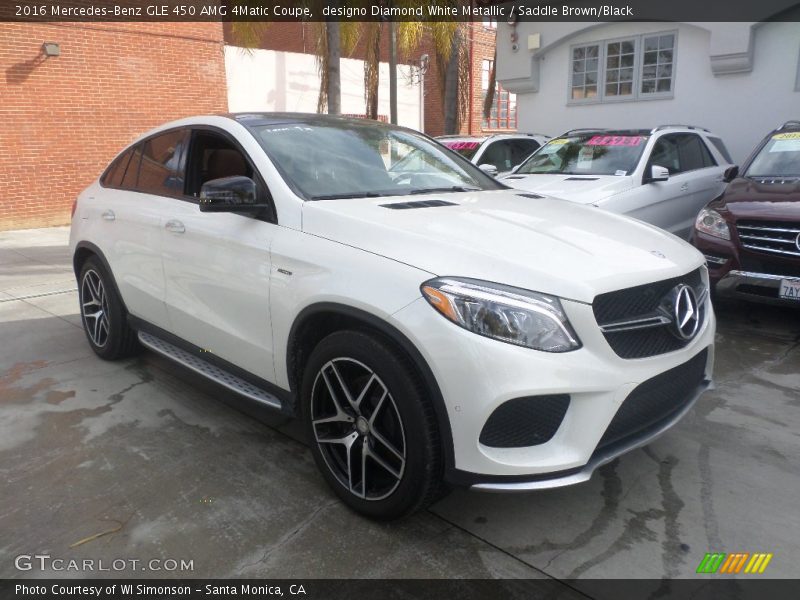 Front 3/4 View of 2016 GLE 450 AMG 4Matic Coupe