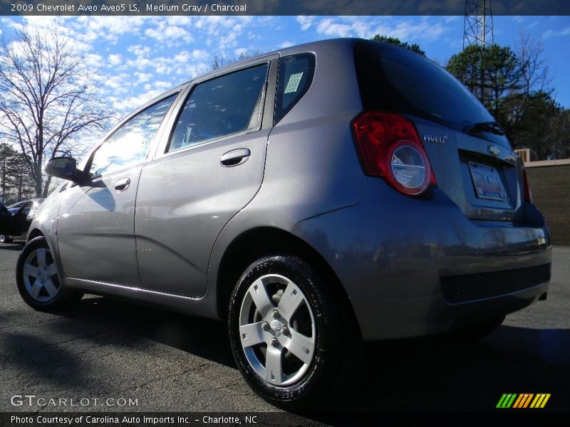 Medium Gray / Charcoal 2009 Chevrolet Aveo Aveo5 LS