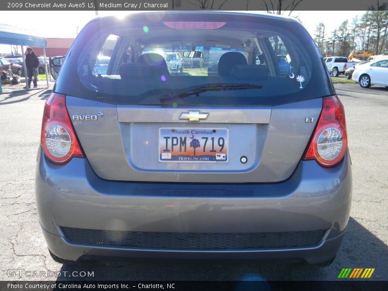 Medium Gray / Charcoal 2009 Chevrolet Aveo Aveo5 LS