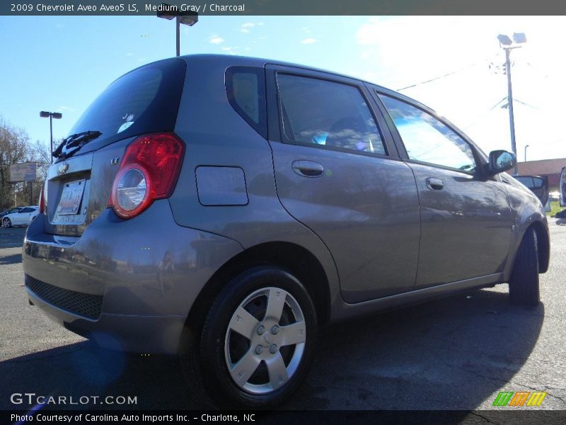 Medium Gray / Charcoal 2009 Chevrolet Aveo Aveo5 LS