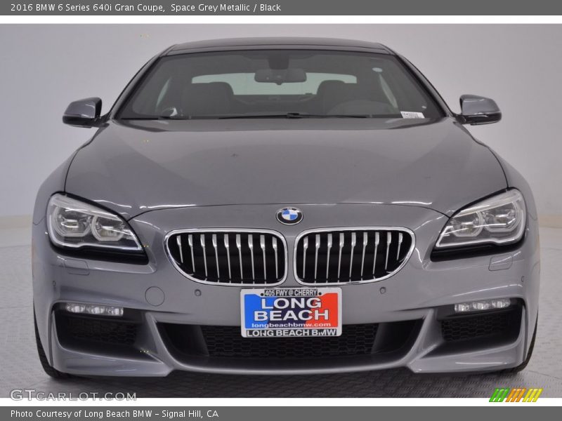 Space Grey Metallic / Black 2016 BMW 6 Series 640i Gran Coupe