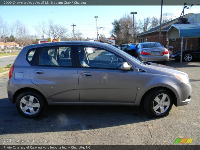 Medium Gray / Charcoal 2009 Chevrolet Aveo Aveo5 LS