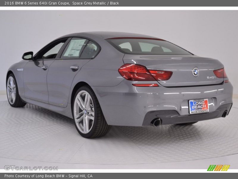 Space Grey Metallic / Black 2016 BMW 6 Series 640i Gran Coupe