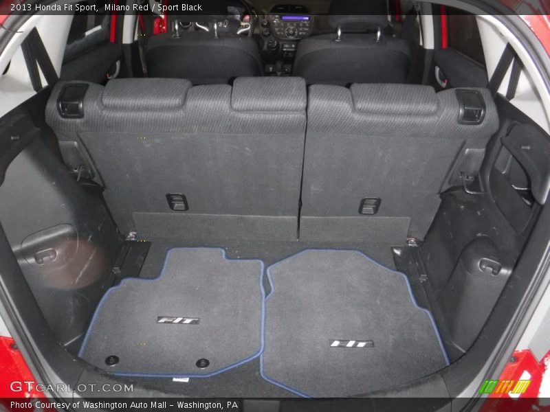 Milano Red / Sport Black 2013 Honda Fit Sport