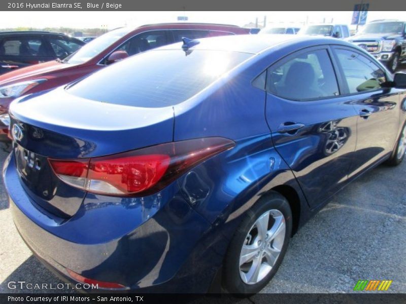 Blue / Beige 2016 Hyundai Elantra SE