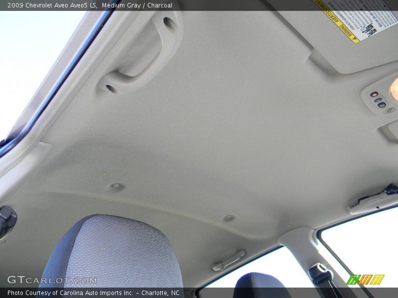 Medium Gray / Charcoal 2009 Chevrolet Aveo Aveo5 LS