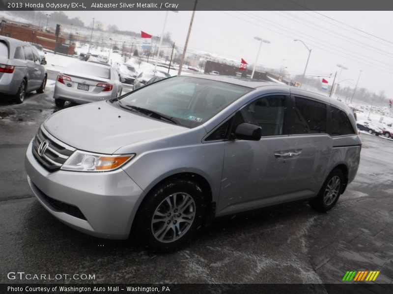 Alabaster Silver Metallic / Gray 2013 Honda Odyssey EX-L