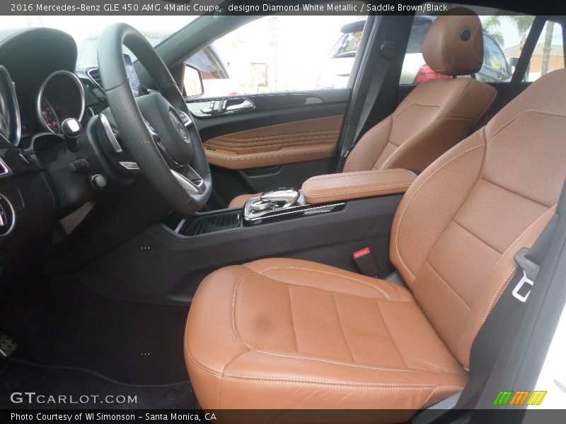 Front Seat of 2016 GLE 450 AMG 4Matic Coupe