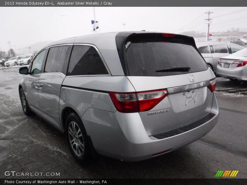 Alabaster Silver Metallic / Gray 2013 Honda Odyssey EX-L