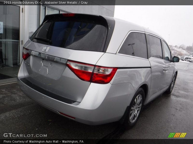 Alabaster Silver Metallic / Gray 2013 Honda Odyssey EX-L